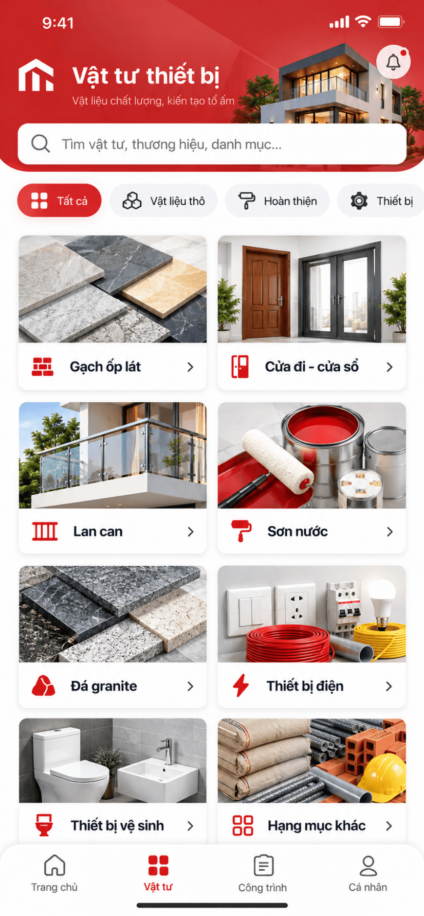 App xây dựng